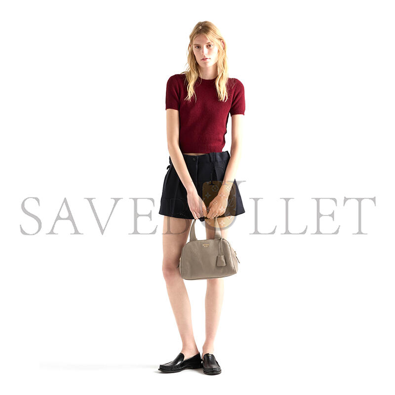 PRADA MEDIUM LEATHER TOP-HANDLE BAG 1BB149 (28*20*13cm)